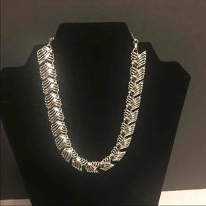 Vintage Coro silver tone choker